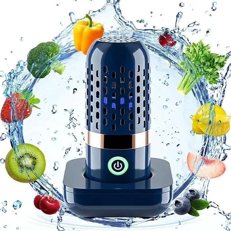 Wireless Automatic Fruit and Vegetable Washing Machine - Food Purifier and Cleaner Device