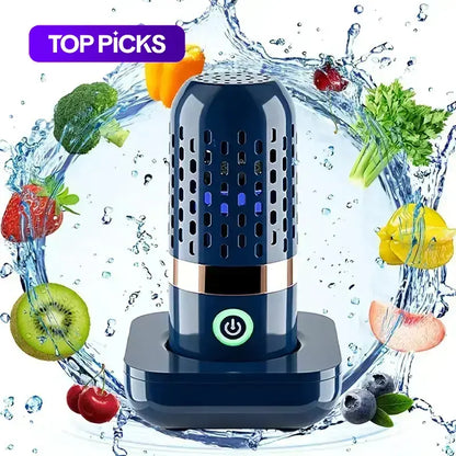 Wireless Automatic Fruit and Vegetable Washing Machine - Food Purifier and Cleaner Device