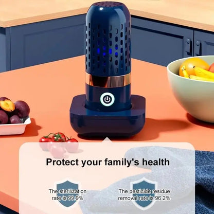 Wireless Automatic Fruit and Vegetable Washing Machine - Food Purifier and Cleaner Device