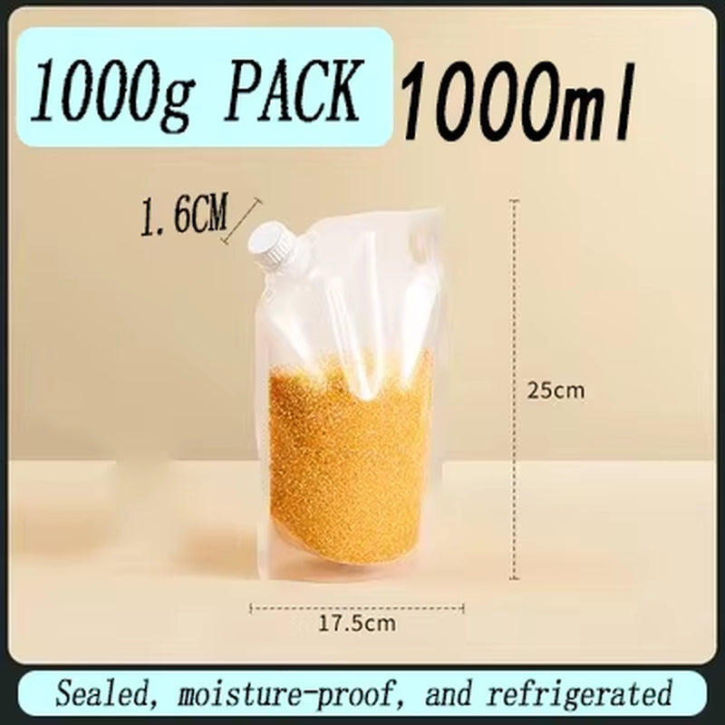 Grain Storage Bag Portable Grain Sealed Bag Insect Proof Moisture Proof Fresh Keeping Storage Bag Kitchen Drinking Grain Bags