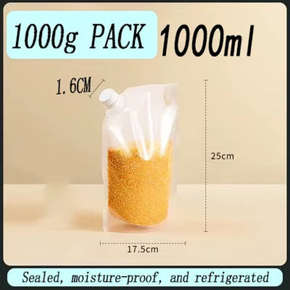 Grain Storage Bag Portable Grain Sealed Bag Insect Proof Moisture Proof Fresh Keeping Storage Bag Kitchen Drinking Grain Bags