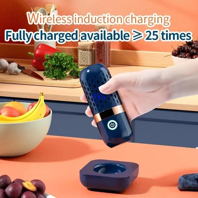 Wireless Automatic Fruit and Vegetable Washing Machine - Food Purifier and Cleaner Device