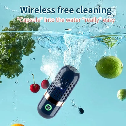 Wireless Automatic Fruit and Vegetable Washing Machine - Food Purifier and Cleaner Device